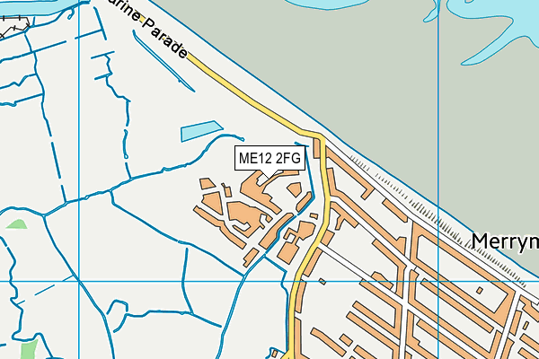 ME12 2FG map - OS VectorMap District (Ordnance Survey)