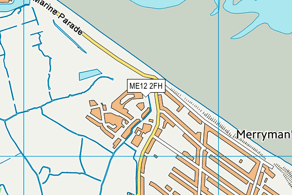 ME12 2FH map - OS VectorMap District (Ordnance Survey)