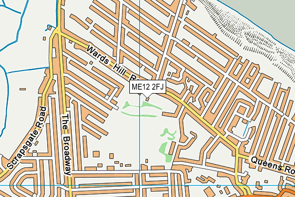 ME12 2FJ map - OS VectorMap District (Ordnance Survey)