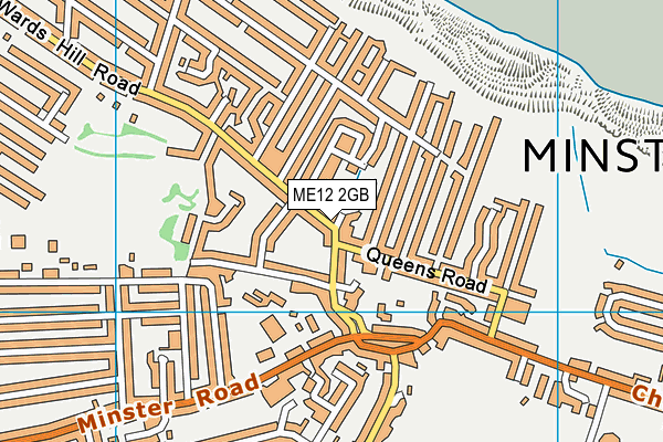 ME12 2GB map - OS VectorMap District (Ordnance Survey)