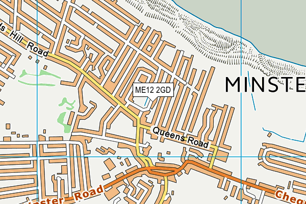 ME12 2GD map - OS VectorMap District (Ordnance Survey)