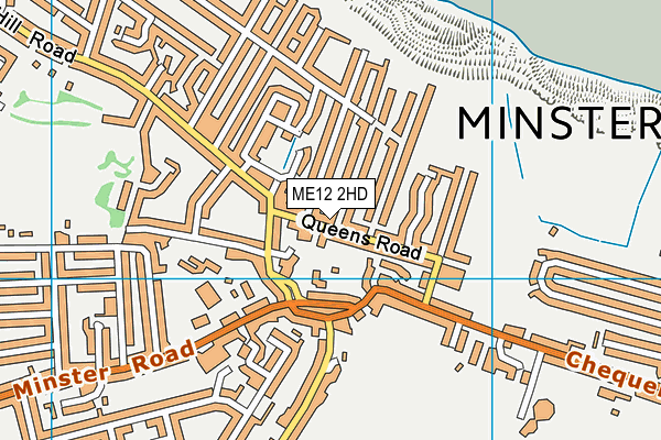 ME12 2HD map - OS VectorMap District (Ordnance Survey)