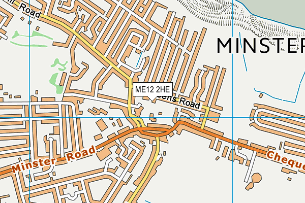 ME12 2HE map - OS VectorMap District (Ordnance Survey)