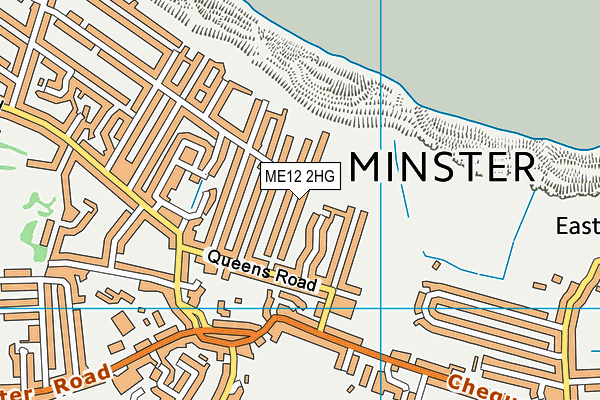 ME12 2HG map - OS VectorMap District (Ordnance Survey)