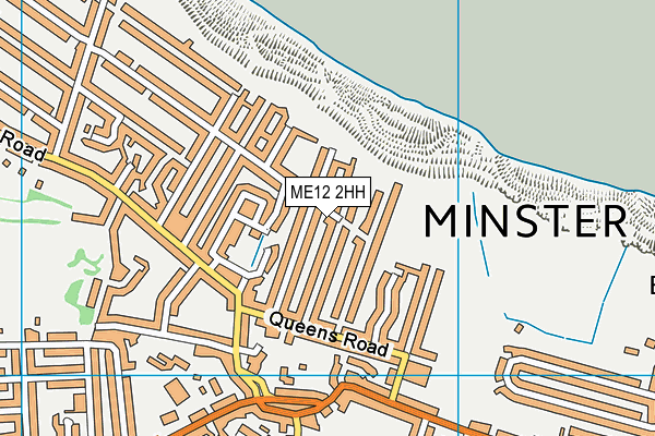 ME12 2HH map - OS VectorMap District (Ordnance Survey)