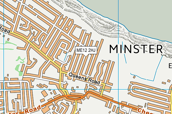 ME12 2HJ map - OS VectorMap District (Ordnance Survey)