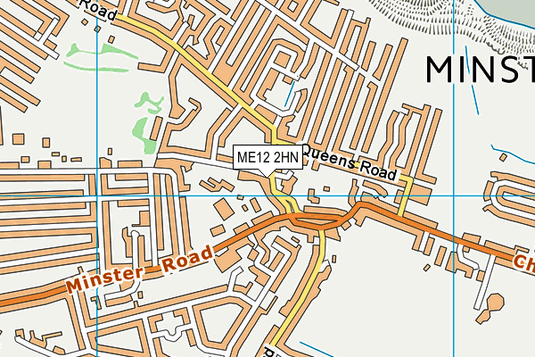 ME12 2HN map - OS VectorMap District (Ordnance Survey)