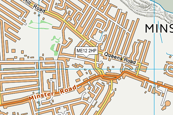 ME12 2HP map - OS VectorMap District (Ordnance Survey)