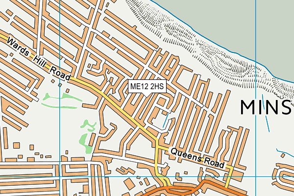 ME12 2HS map - OS VectorMap District (Ordnance Survey)