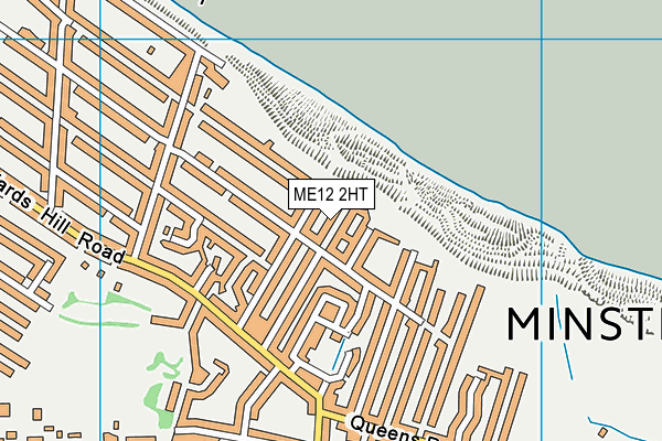 ME12 2HT map - OS VectorMap District (Ordnance Survey)