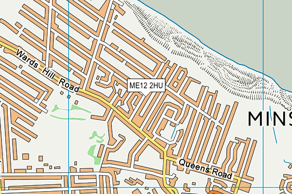 ME12 2HU map - OS VectorMap District (Ordnance Survey)