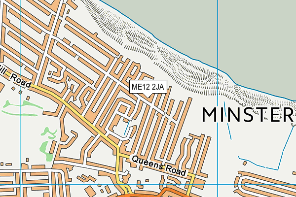 ME12 2JA map - OS VectorMap District (Ordnance Survey)