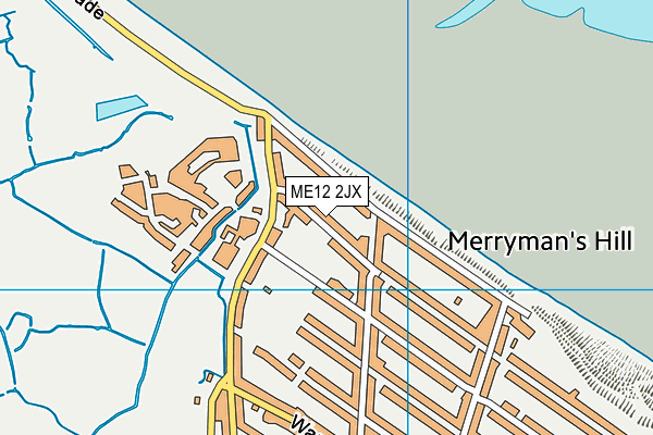 ME12 2JX map - OS VectorMap District (Ordnance Survey)