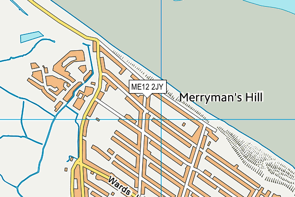 ME12 2JY map - OS VectorMap District (Ordnance Survey)