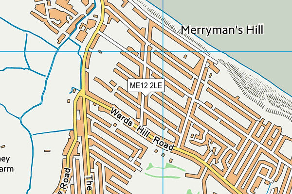 ME12 2LE map - OS VectorMap District (Ordnance Survey)