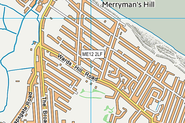 ME12 2LF map - OS VectorMap District (Ordnance Survey)