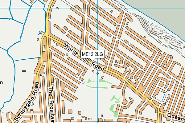 ME12 2LG map - OS VectorMap District (Ordnance Survey)