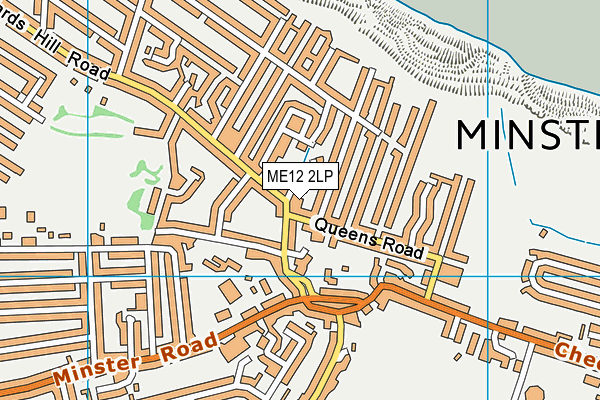 ME12 2LP map - OS VectorMap District (Ordnance Survey)