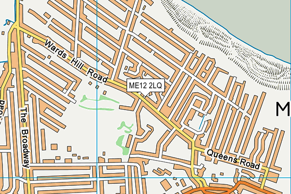 ME12 2LQ map - OS VectorMap District (Ordnance Survey)
