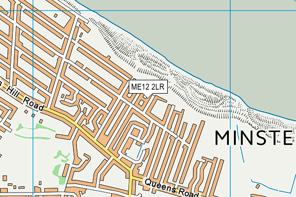 ME12 2LR map - OS VectorMap District (Ordnance Survey)