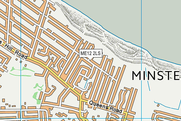 ME12 2LS map - OS VectorMap District (Ordnance Survey)