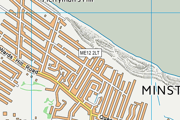 ME12 2LT map - OS VectorMap District (Ordnance Survey)