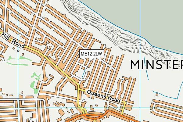 ME12 2LW map - OS VectorMap District (Ordnance Survey)