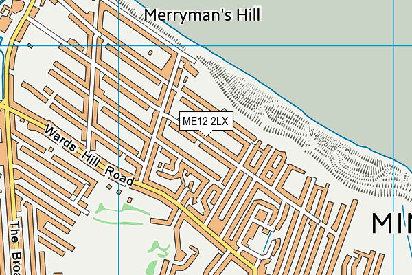ME12 2LX map - OS VectorMap District (Ordnance Survey)
