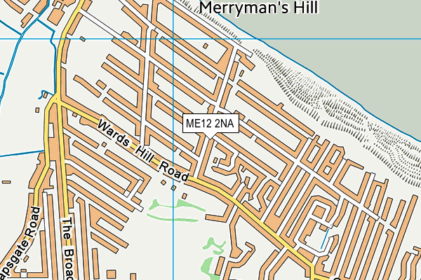 ME12 2NA map - OS VectorMap District (Ordnance Survey)