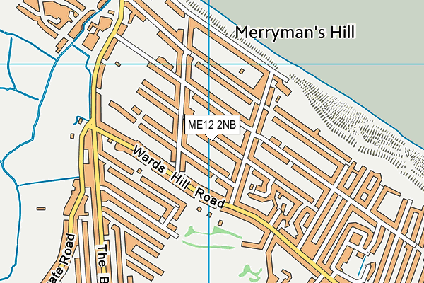 ME12 2NB map - OS VectorMap District (Ordnance Survey)