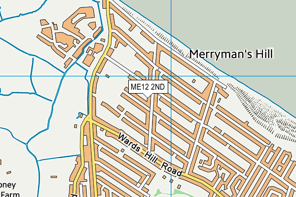 ME12 2ND map - OS VectorMap District (Ordnance Survey)