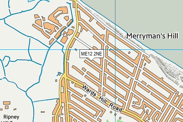 ME12 2NE map - OS VectorMap District (Ordnance Survey)