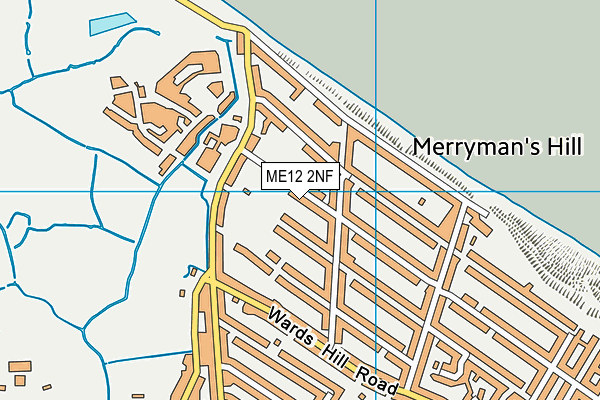 ME12 2NF map - OS VectorMap District (Ordnance Survey)