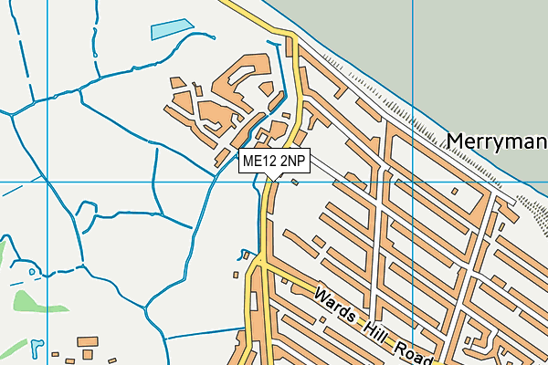 ME12 2NP map - OS VectorMap District (Ordnance Survey)