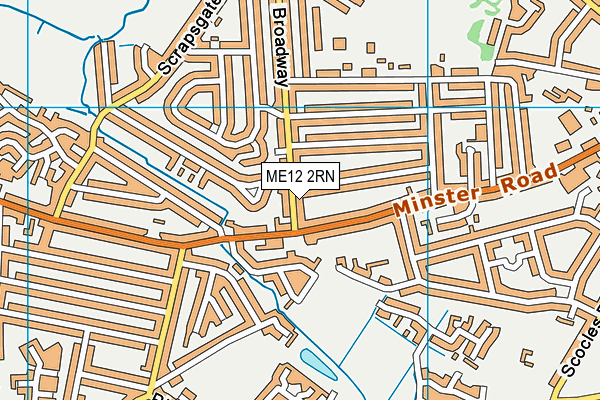 ME12 2RN map - OS VectorMap District (Ordnance Survey)
