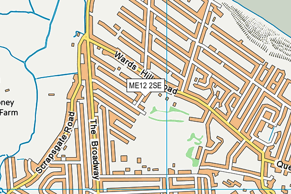 ME12 2SE map - OS VectorMap District (Ordnance Survey)
