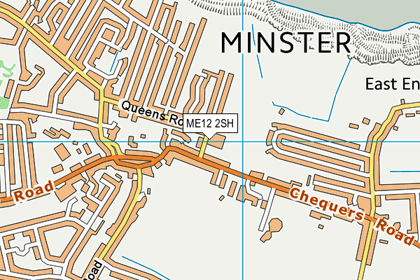 ME12 2SH map - OS VectorMap District (Ordnance Survey)
