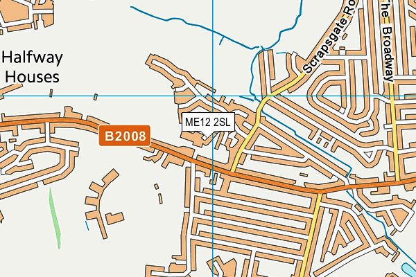 ME12 2SL map - OS VectorMap District (Ordnance Survey)