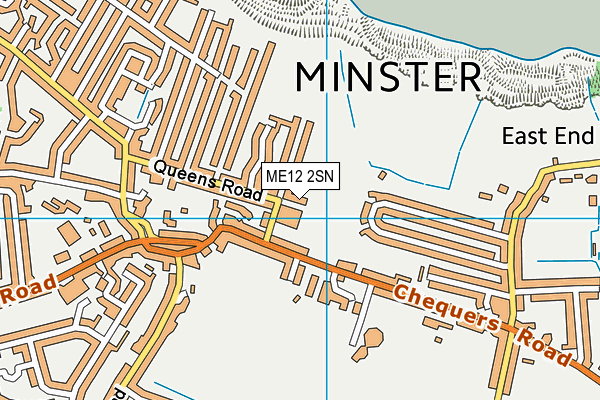 ME12 2SN map - OS VectorMap District (Ordnance Survey)