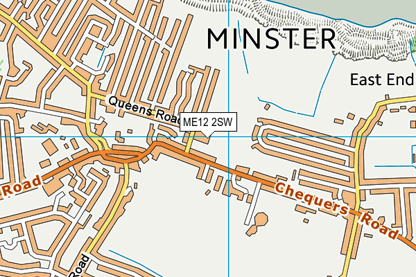 ME12 2SW map - OS VectorMap District (Ordnance Survey)