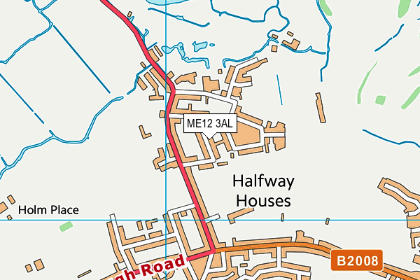 ME12 3AL map - OS VectorMap District (Ordnance Survey)