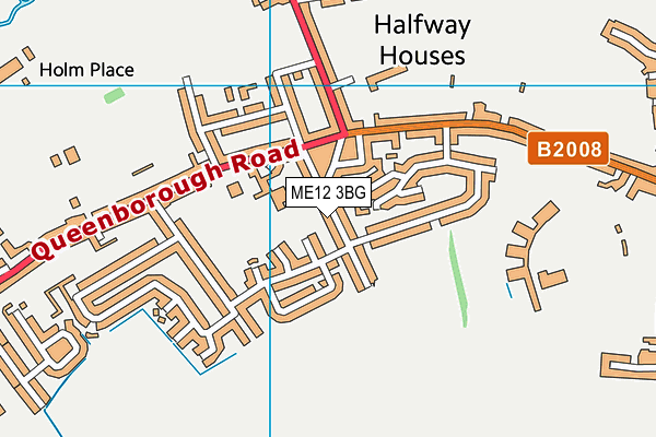 ME12 3BG map - OS VectorMap District (Ordnance Survey)