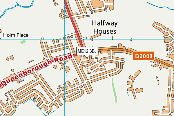 ME12 3BJ map - OS VectorMap District (Ordnance Survey)