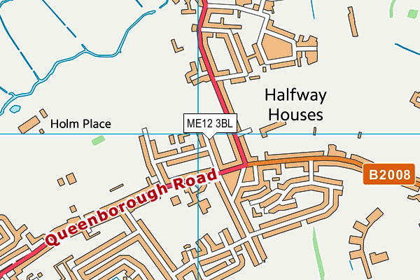 ME12 3BL map - OS VectorMap District (Ordnance Survey)