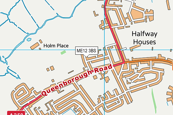 ME12 3BS map - OS VectorMap District (Ordnance Survey)