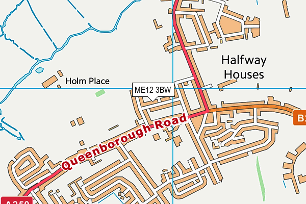 ME12 3BW map - OS VectorMap District (Ordnance Survey)