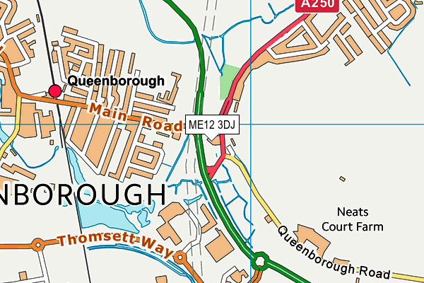 ME12 3DJ map - OS VectorMap District (Ordnance Survey)