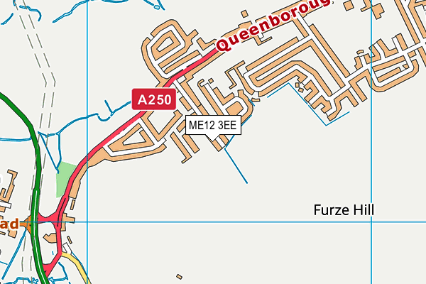ME12 3EE map - OS VectorMap District (Ordnance Survey)