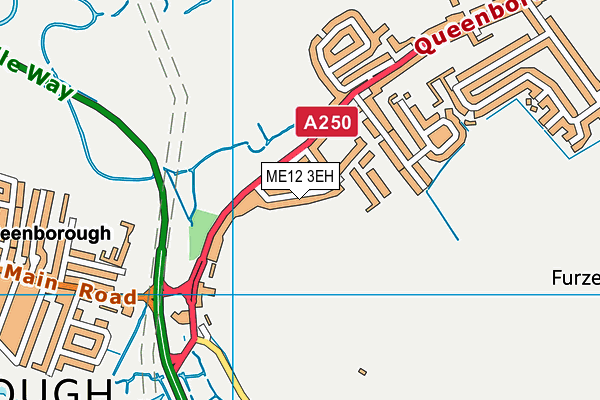 ME12 3EH map - OS VectorMap District (Ordnance Survey)