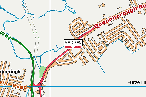 ME12 3EN map - OS VectorMap District (Ordnance Survey)